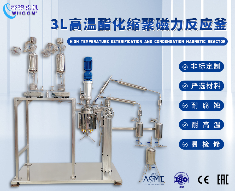 天津3L高溫酯化縮聚成套裝置